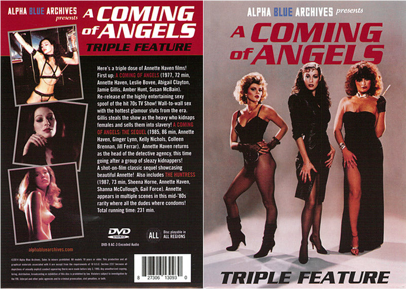 A Coming Of Angels Triple Feature Alpha Blue Archives Factory Sealed DVD - Active