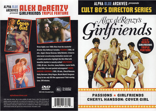 Cult 80's Director Series: Alex De Renzy's Girlfriends Triple Feature Alpha Blue Archives Factory Sealed DVD