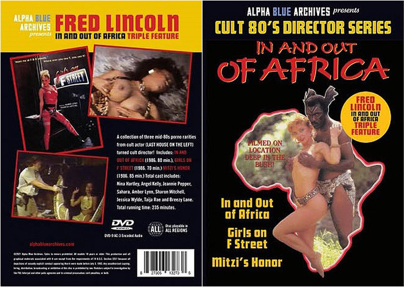 Cult 80's Director Series: In And Out Of Africa Alpha Blue Archives Sealed DVD - Active (Means Still in Stock from the Studio)