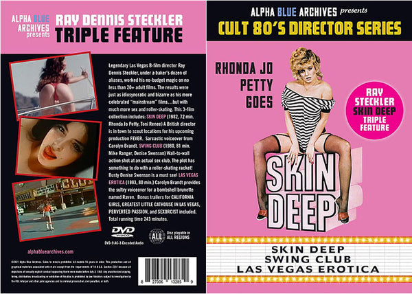 Cult 80's Director Series: Skin Deep Triple Feature Alpha Blue - New Factory Sealed DVD