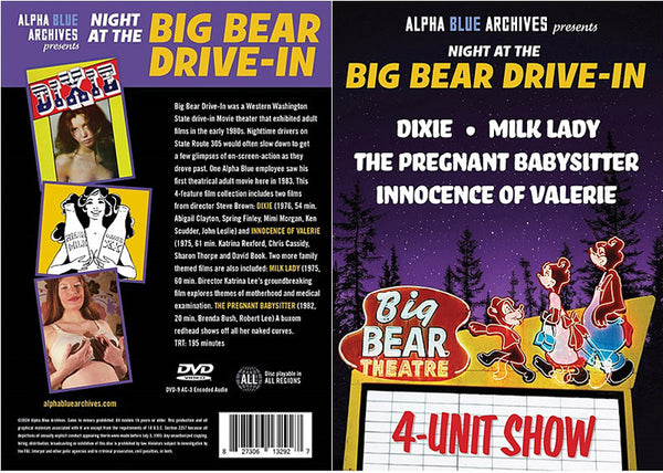 Night At The Big Bear Drive In Alpha Blue - New - Factory Sealed DVD Current