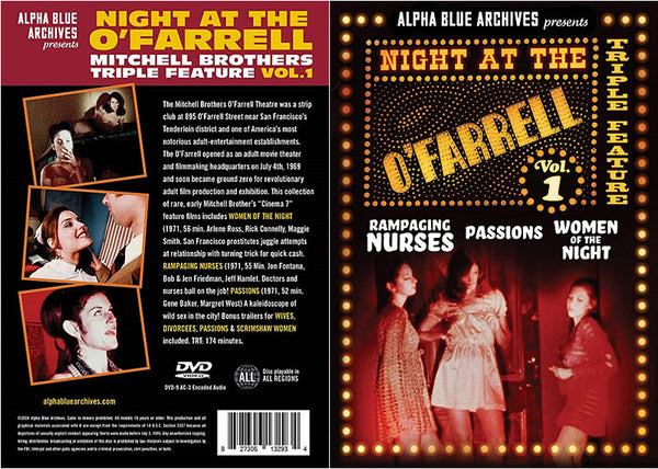 Night At The O'Farrell 1 Alpha Blue - New Factory Sealed DVD