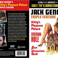 Cult 70's Director Series: Jack Genero Kitty's Pleasure Palace Triple Feature Alpha Blue Archives Sealed DVD - Active (Means Still in Stock from the Studio)