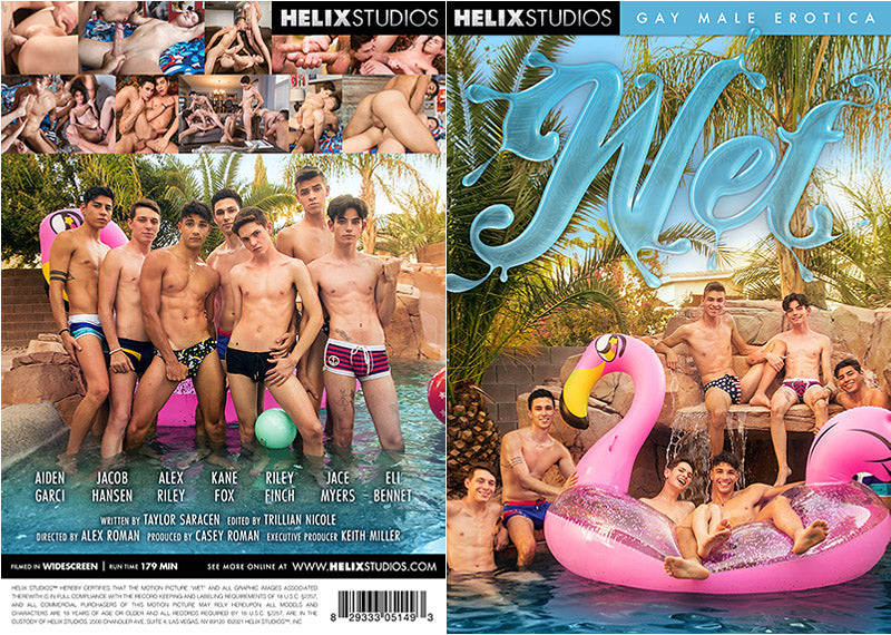 Wet 1 Helix - Gay Factory Sealed DVD - Active