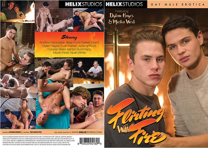 Flirting With Fire Helix - Gay Factory Sealed DVD - Active