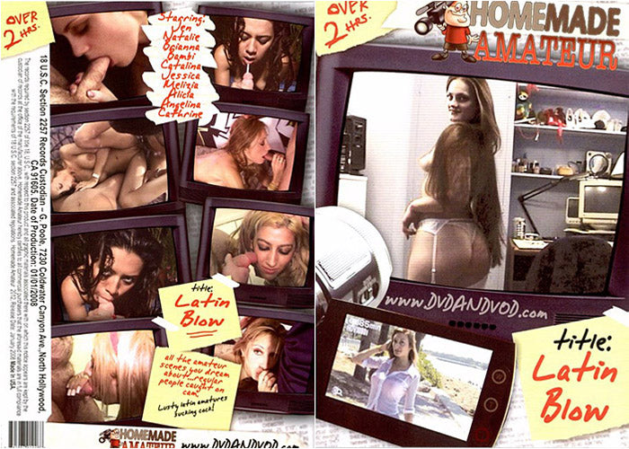 Latin Blow 1 - Homemade Amateur Sealed DVD - Discontinued