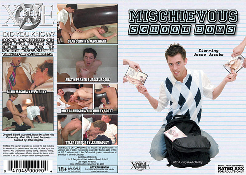 Mischievous School Boys Xtreme - Gay Factory Sealed DVD - Active