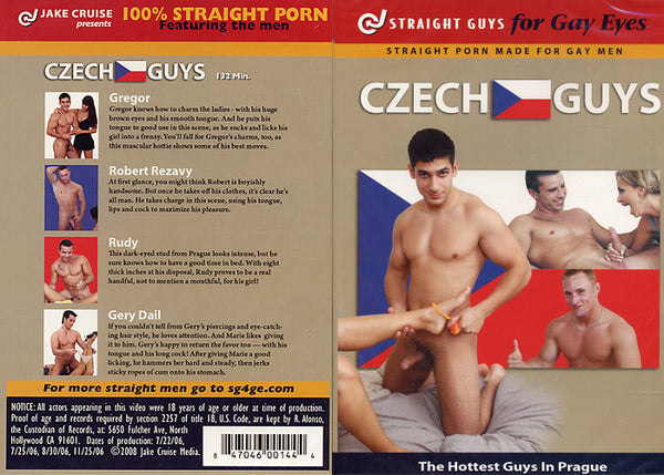 Czech Guys Straight Guys For Gay Eyes Factory Sealed DVD