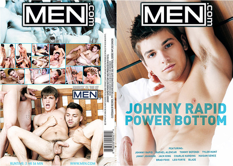 Johnny Rapid Power Bottom Men.com - Gay Factory Sealed DVD - Active
