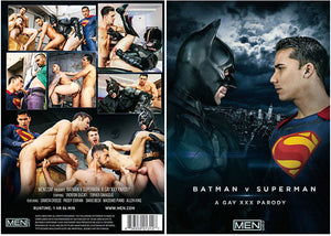 Batman V Superman: A Gay XXX Parody Men.com - Parody Sealed Gay DVD