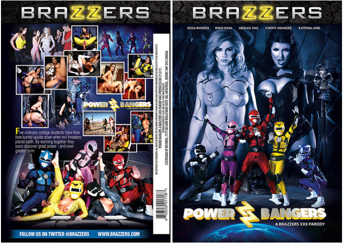 Power Bangers XXX Parody Brazzers - Parody Factory Sealed DVD - Active