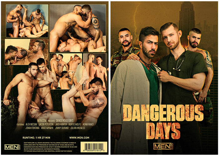 Dangerous Days Men.com - Gay Factory Sealed DVD - Active