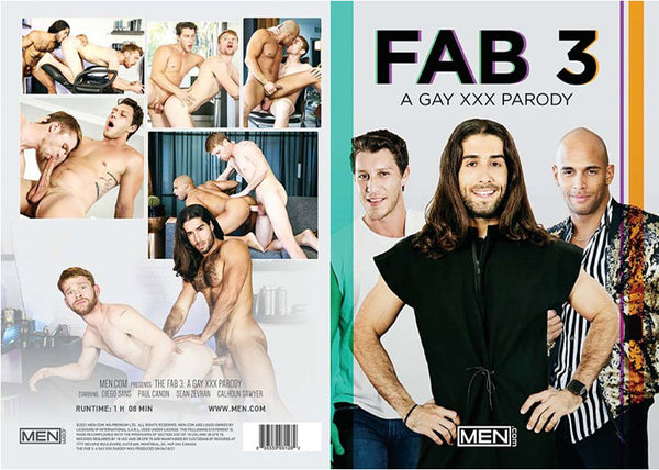 The Fab 3: A Gay XXX Parody Men.com - Parody Factory Sealed DVD