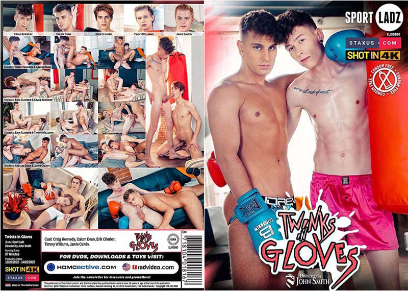 Twinks 'N Gloves Gay Mix - 2022 Sealed DVD - Active (Means Still in Stock from the Studio)