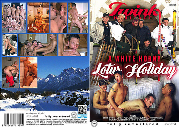A White Horny Lotus Holiday Twink Heritage - Gay Factory Sealed DVD - September Special