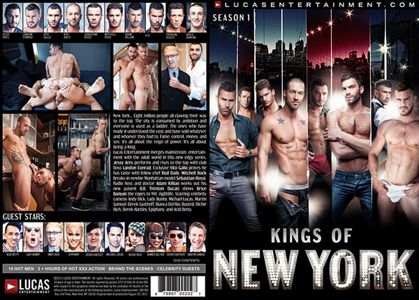 Kings Of New York Season 1 Lucas Ent - Gay Factory Sealed DVD
