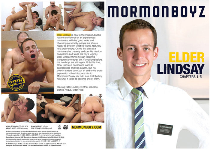 Elder Lindsay Missionary Boyz - Gay Factory Sealed DVD - Active