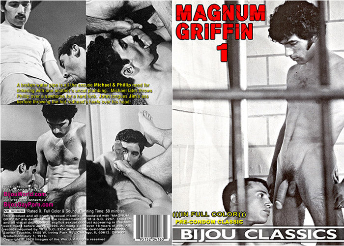 Magnum Griffin 1 Bijou - Classic Gay Factory Sealed DVD - Active