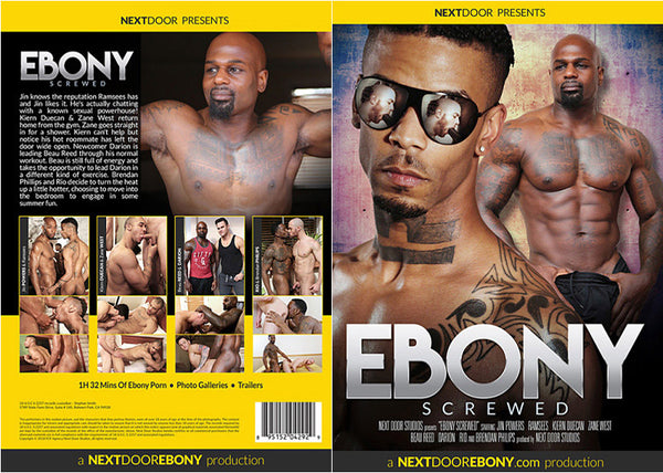 Ebony Screwed Next Door - Gay Factory Sealed DVD - September Special