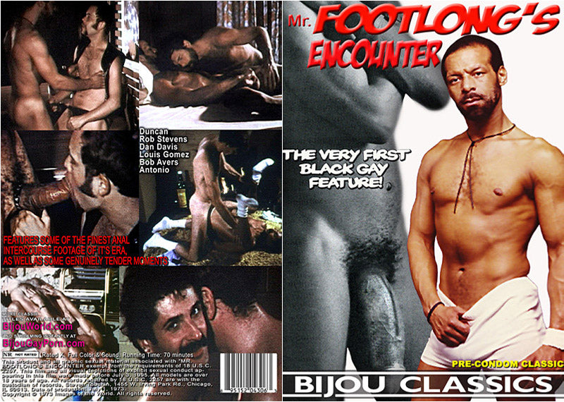 Mr. Footlong's Encounter Bijou - Classic Gay Factory Sealed DVD - Active