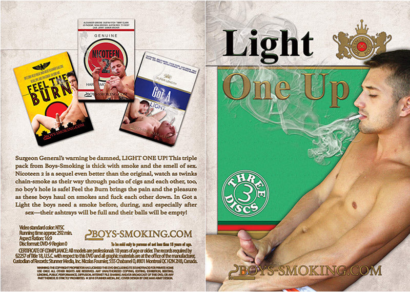 Light One Up (3 Disc Set) Gay Mix - Fetish Factory Sealed DVD - Active