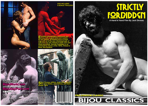Strictly Forbidden Bijou - Classic Gay Factory Sealed DVD