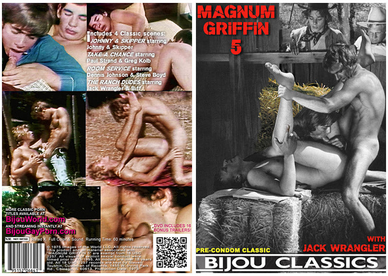 Magnum Griffin 5 Bijou - Classic Gay Factory Sealed DVD - Active