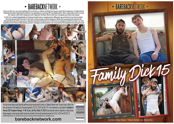 Family Dick 15 Bareback Network - Gay Factory Sealed DVD