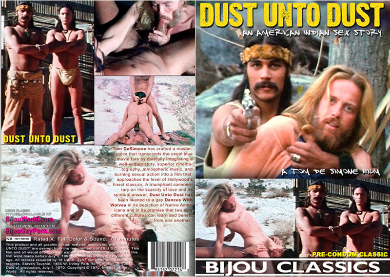 Dust Unto Dust Bijou - Classic Gay Sealed DVD - Active (Means Still in Stock from the Studio)
