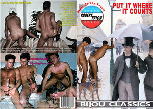 Put It Where It Counts Bijou - Classic Gay Factory Sealed DVD - Active