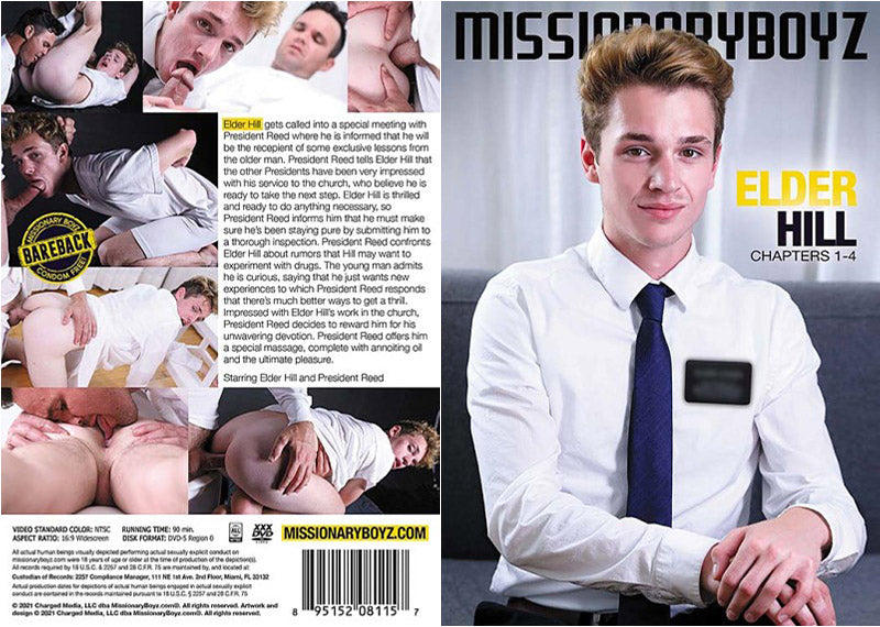 Elder Hill Missionary Boyz - Gay Sealed DVD - Active (Means still in stock from the Studio)  - October Special