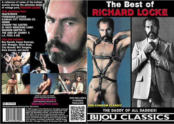 The Best Of Richard Locke Bijou - Classic Gay Factory Sealed DVD