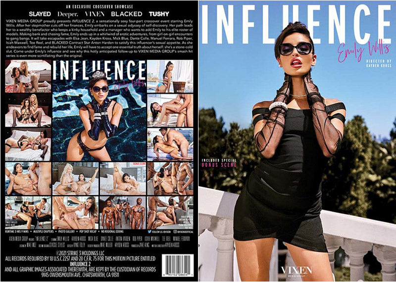 Influence: Emily Willis Vixen  - Sealed DVD Active