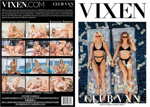 Club VXN 9 Vixen - All Sex Factory Sealed DVD
