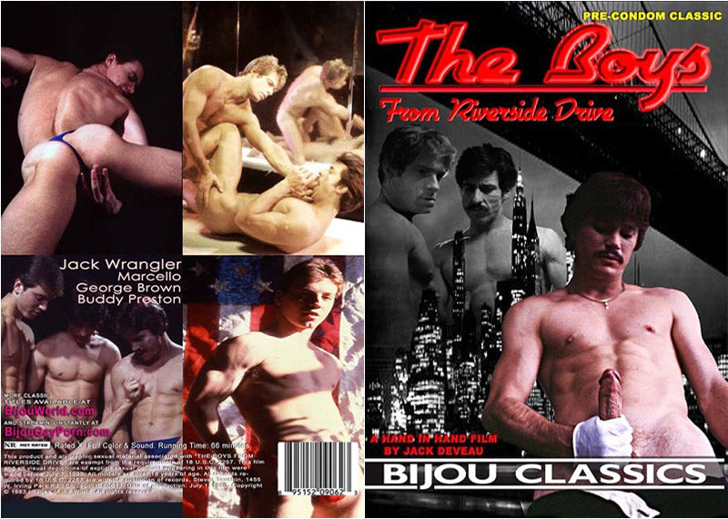 The Boys From Riverside Drive Bijou - Classic Gay Sealed DVD - Active (Means Still in Stock from the Studio)