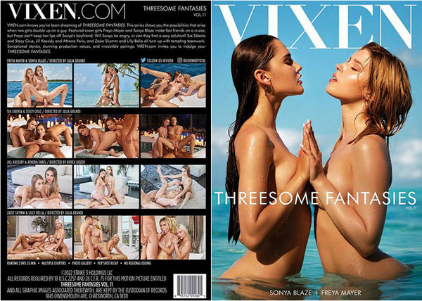 Threesome Fantasies 11 Vixen - 2022 Factory Sealed DVD