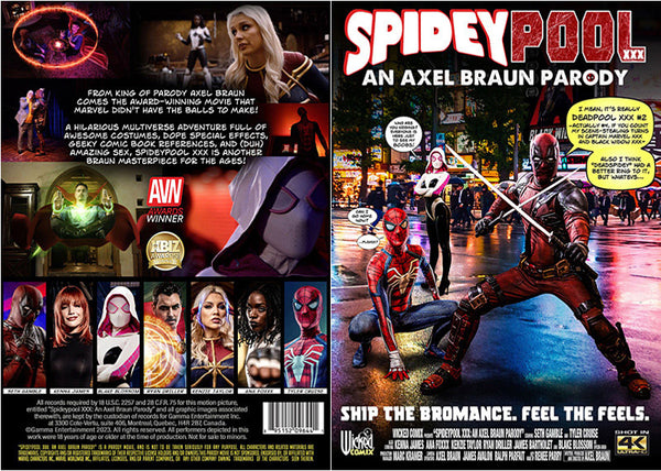 Spideypool XXX An Axel Braun Parody Wicked - Blockbuster Factory Sealed DVD