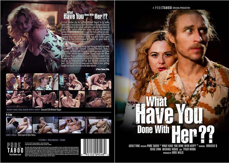 What Have You Done With Her Pure Taboo - Feature Sealed DVD, Active (Still Available from the Studio)