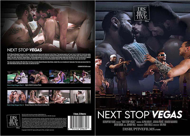 Next Stop Vegas Disruptive - Gay Sealed DVD - Active (Means Still in Stock from the Studio)