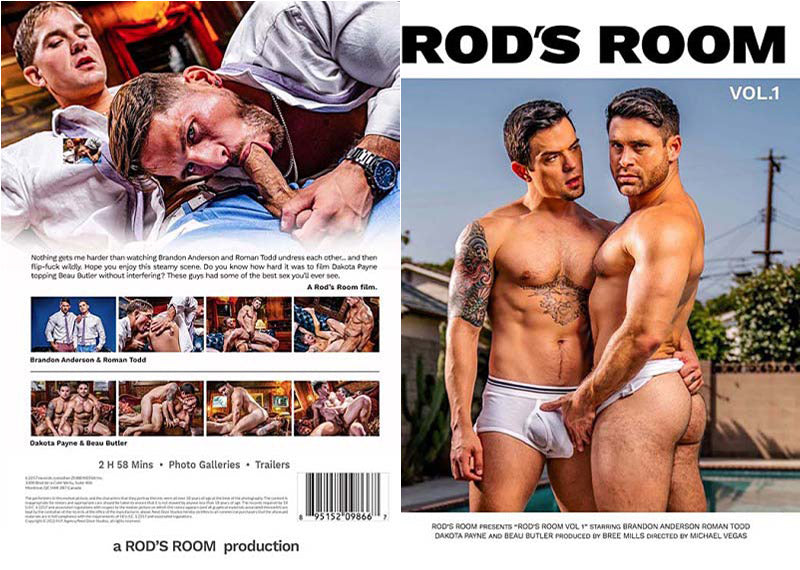 Rod's Room 1 Gay Mix - 2022 Factory Sealed DVD - Active