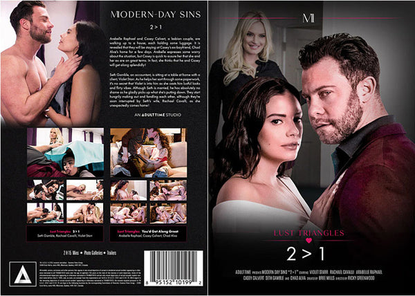 Lust Triangles: 2 More Than 1 Modern Day Sins Factory Sealed DVD - Clearance Price
