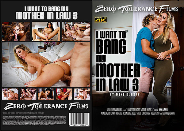 I Want To Bang My Mother In Law 3 Zero Tolerance - Catalog Factory Sealed DVD