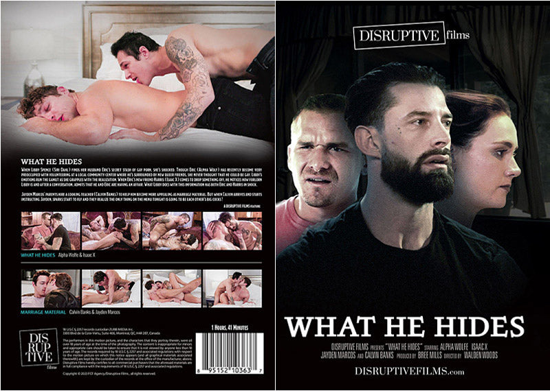What He Hides Disruptive - Gay Factory Sealed DVD - Active
