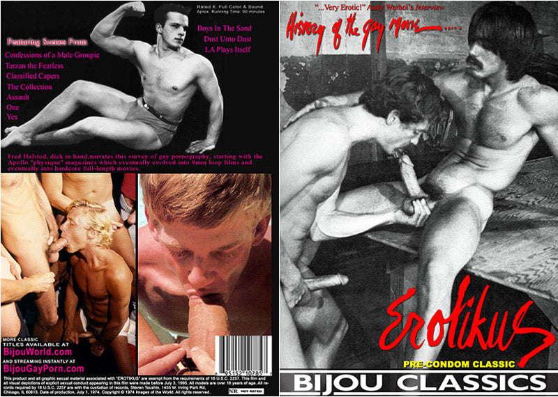 Erotikus Bijou - Classic Gay Sealed DVD - Active (Means Still in Stock from the Studio)