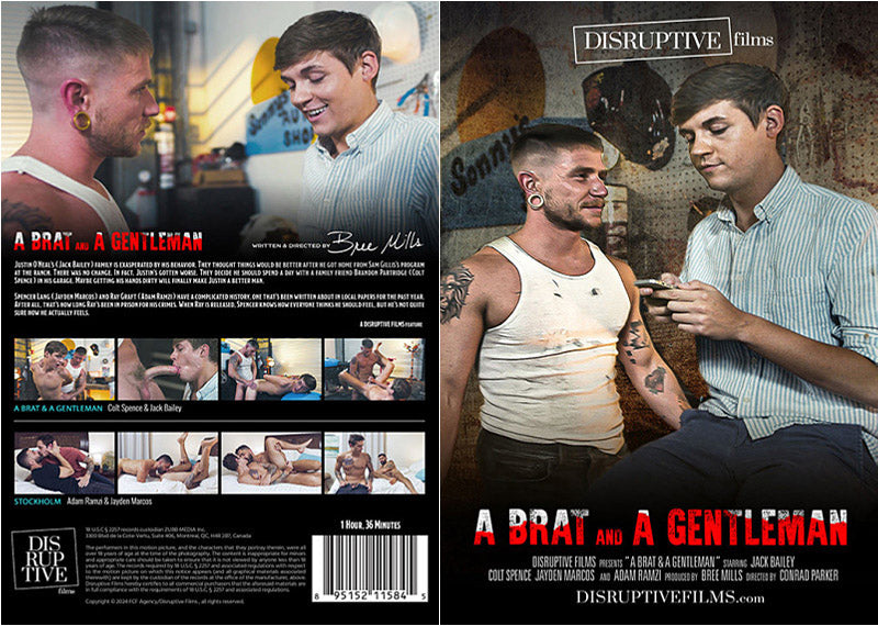 A Brat And A Gentleman Disruptive - Gay Sealed DVD - Active