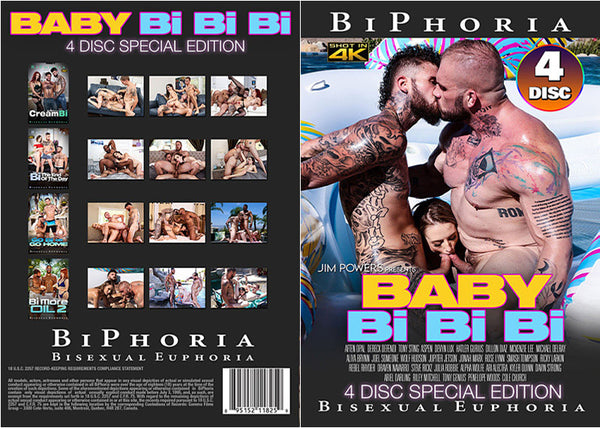 Baby Bi Bi Bi (4 Disc Set) BiPhoria - Bi Factory Sealed DVD