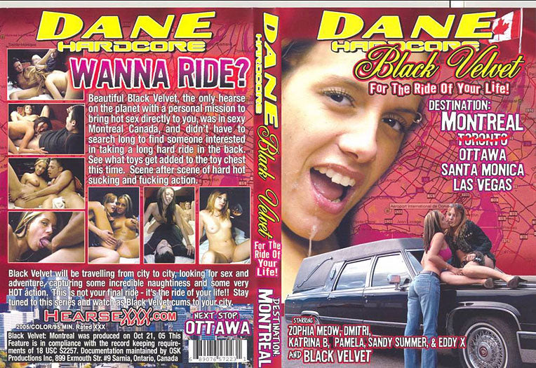 *Black Velvet: Destination - Montreal Dane Sealed DVD - Discontinued