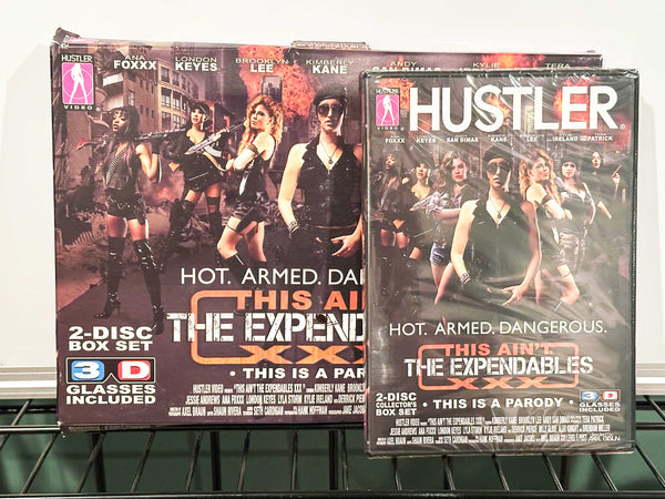 This Aint the Expendables Hustler Large Display Box and Factory Sealed DVD