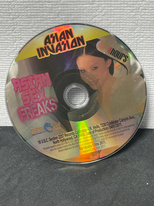 Asian Sex Freaks - 4 Hour Asian Reprinted DVD in Sleeve  No Artwork