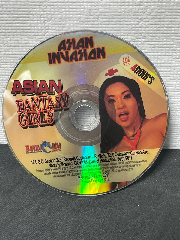 Asian Fantasy Girls - 4 Hour Asian Reprinted DVD in Sleeve No Artwork